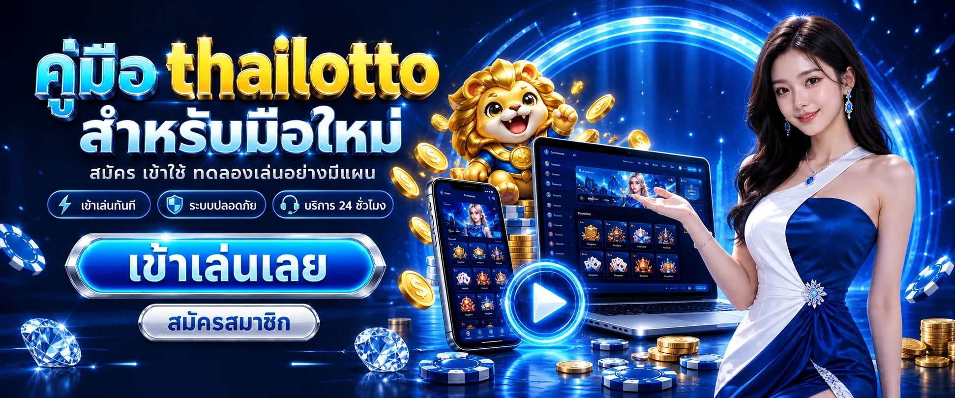 thailotto คู่มือมือใหม่ สมัคร เข้าใช้ ทดลองเล่น